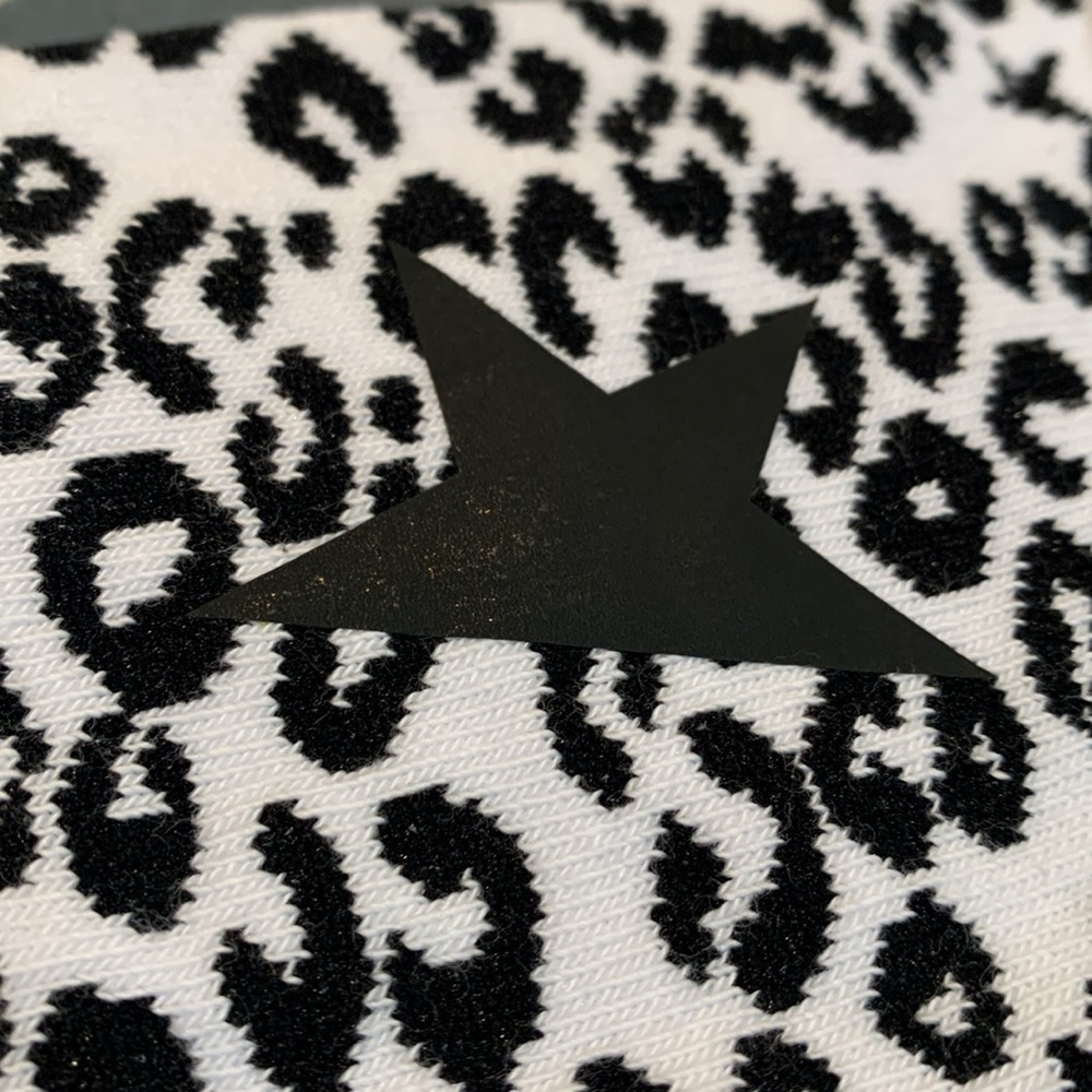 Golden Goose Leopard print Socks black/white S - Picture 6 of 12